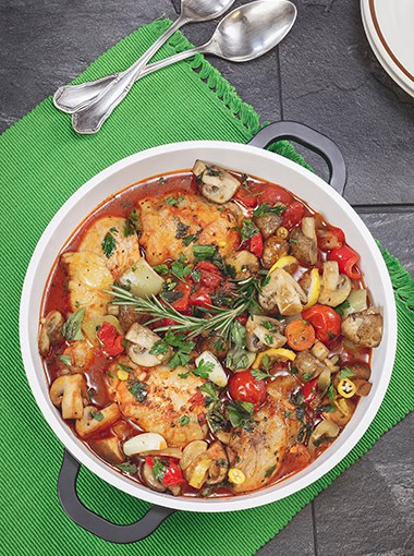 Healthy Chicken Cacciatore