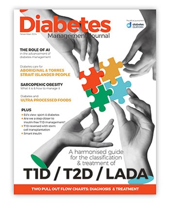 Cover of November 2024 edition of Diabetes Management Journal