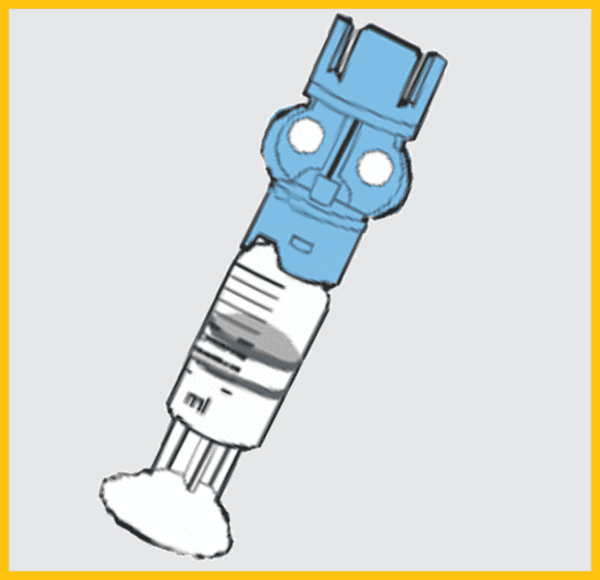 Medical sharps waste