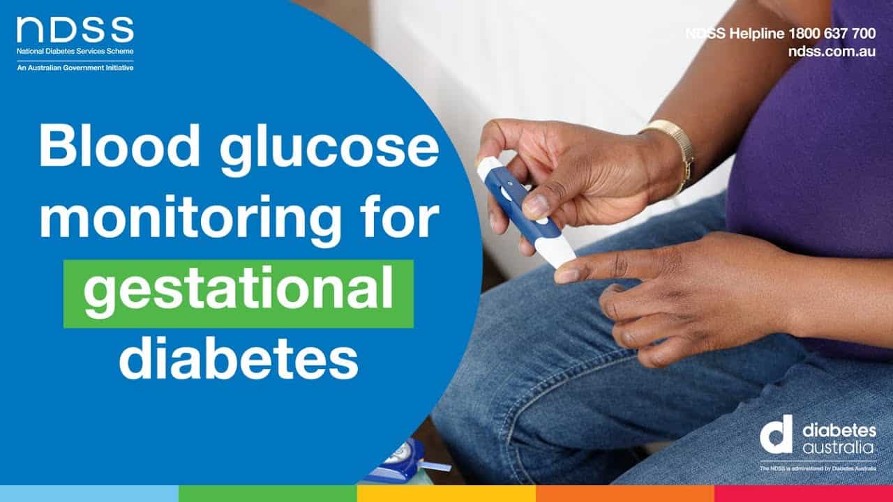 Blood glucose monitoring for gestational diabetes